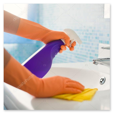 Bureaux: avant encombrés, après désinfectés et rangés